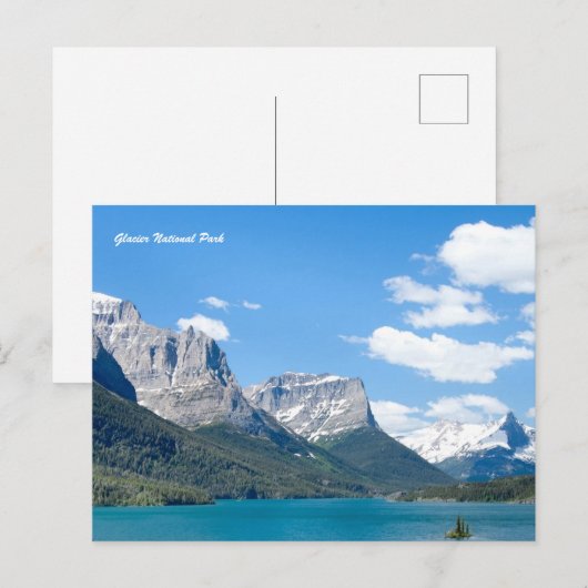 Glacier National Park Postkarte (Vorne/Hinten)