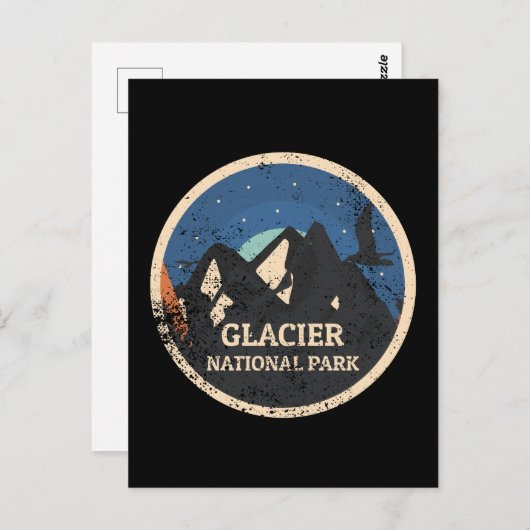 Glacier National Park Postkarte (Vorne/Hinten)