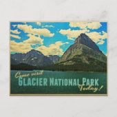 Glacier National Park Postkarte (Vorderseite)