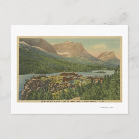 Glacier National Park, Postkarte (Vorderseite)