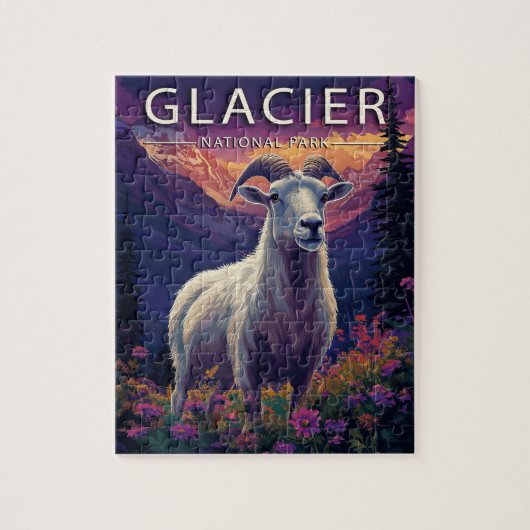 Glacier National Park Puzzle (Vertikal)