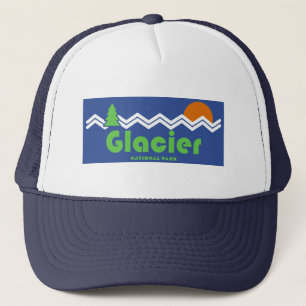 Glacier National Park Retro Truckerkappe
