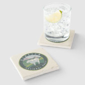 Glacier National Park Steinuntersetzer (Seitenansicht)