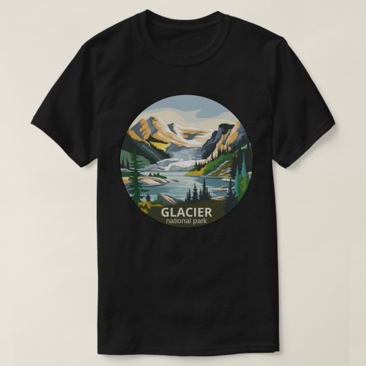 Glacier National Park T-Shirt (Design vorne)