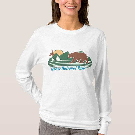 Glacier National Park T-Shirt (Vorderseite)