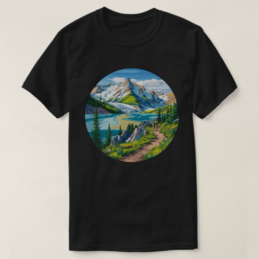 Glacier National Park T-Shirt (Design vorne)