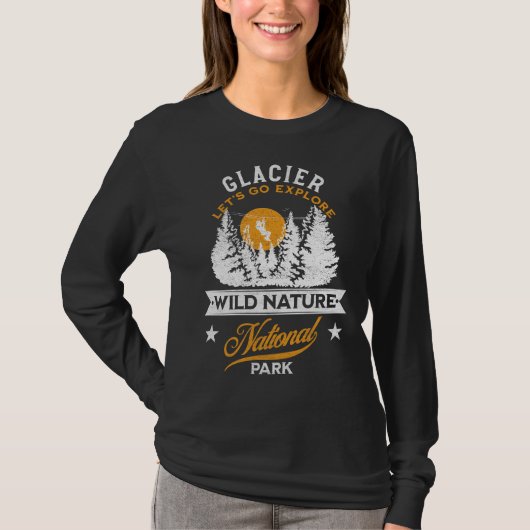 Glacier National Park T-Shirt (Vorderseite)