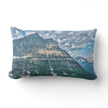 Glacier National Park Throw Kissen