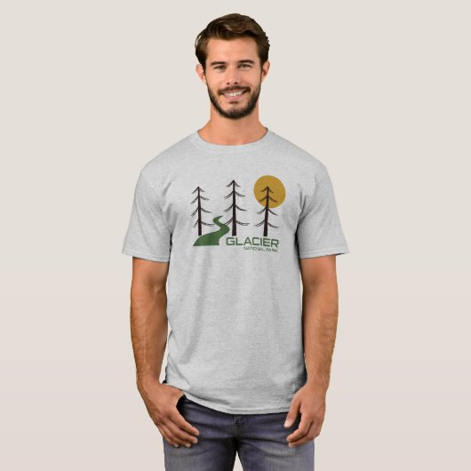 Glacier National Park Trail T-Shirt (Vorne ganz)