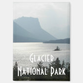 Glacier National Park Travel Foto Magnet (Vorderseite)