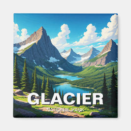 Glacier National Park Travel Magnet