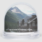 Glacier National Park Travel Photo Schneekugeln (Rückseite)