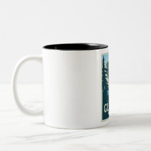 Glacier National Park Travel Zweifarbige Tasse