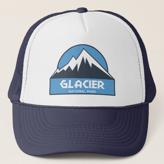 Glacier National Park Truckerkappe (Vorderseite)