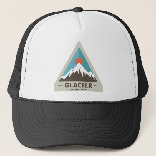 Glacier National Park Truckerkappe (Vorderseite)