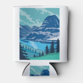 Glacier National Park und Kintla Lake in Montana Dosenkühler (Vorderseite)