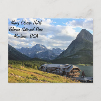 Glacier National Park - Viele Glacier Hotel Postkarte