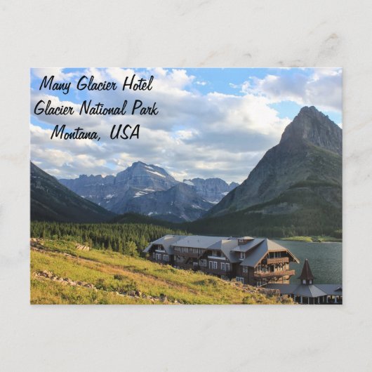 Glacier National Park - Viele Glacier Hotel Postkarte (Vorderseite)