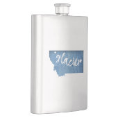 Glacier National Park Wood Gran Flachmann (Rechts)