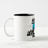Glacier National Park Zweifarbige Tasse (Links)