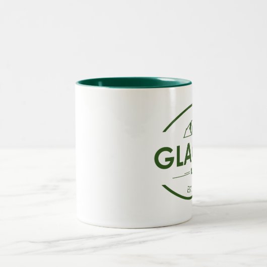 Glacier National Park Zweifarbige Tasse (Mittel)