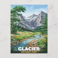 Glacier-Nationalpark Alpine Wiese Reise