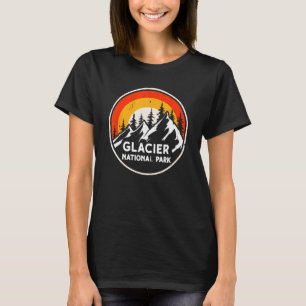 Glacier Nationalpark Bäume & Camping T-Shirt