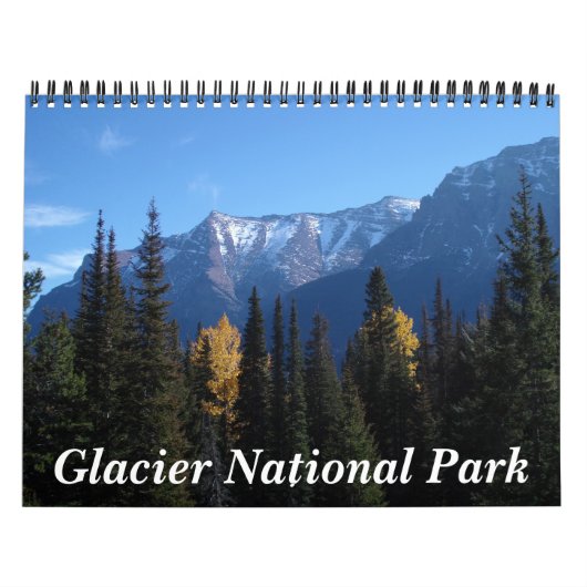 Glacier Nationalpark - besonders angefertigt Kalender (Titelbild)
