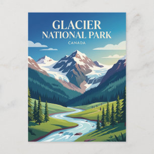 Glacier-Nationalpark, British Columbia Kanada Postkarte