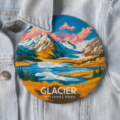 Glacier-Nationalpark Button (Beispiel)