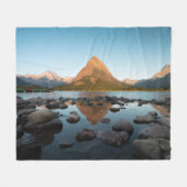 Glacier Nationalpark des Mountainsee-| Fleecedecke (Vorderseite (Horizontal))