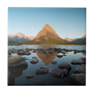 Glacier Nationalpark des Mountainsee-  Fliese