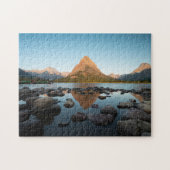 Glacier Nationalpark des Mountainsee-| Puzzle (Horizontal)