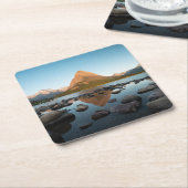 Glacier Nationalpark des Mountainsee-| Rechteckiger Pappuntersetzer (angewinkelt)