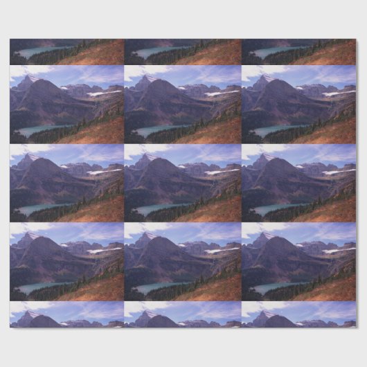 Glacier Nationalpark Geschenkpapier (Flach)