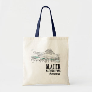 Glacier-Nationalpark Hidden Lake Montana Tragetasche