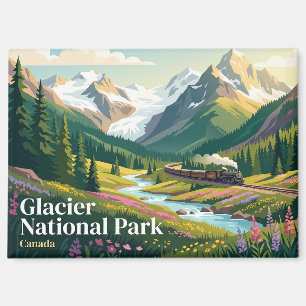 Glacier-Nationalpark Kanada Magnet