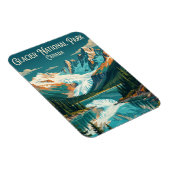 Glacier-Nationalpark Kanada Magnet (Rechte Seite)