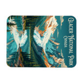 Glacier-Nationalpark Kanada Magnet (Horizontal)