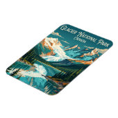 Glacier-Nationalpark Kanada Magnet (Linke Seite)