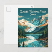 Glacier-Nationalpark Kanada Postkarte (Vorne/Hinten)