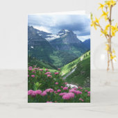 Glacier Nationalpark Karte (Gelbe Blume)