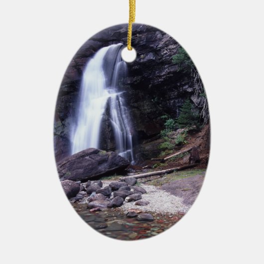 Glacier Nationalpark Keramik Ornament (Vorne)