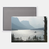 Glacier Nationalpark Landschaftliche Landschaft Magnet (Vorderseite/Rückseite)