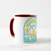 Glacier Nationalpark Monoline Tasse (Vorderseite Links)