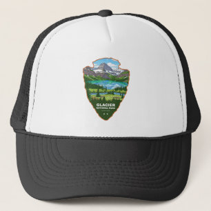 Glacier-Nationalpark Montana Arrowhead Truckerkappe