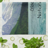 Glacier Nationalpark Montana Geschirrtuch (Gefaltet)