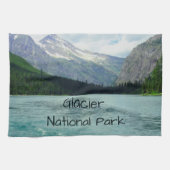 Glacier Nationalpark Montana Geschirrtuch (Horizontal)