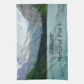 Glacier Nationalpark Montana Geschirrtuch (Vertikal)