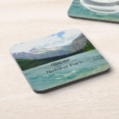 Glacier Nationalpark Montana Getränkeuntersetzer (Linke Seite)